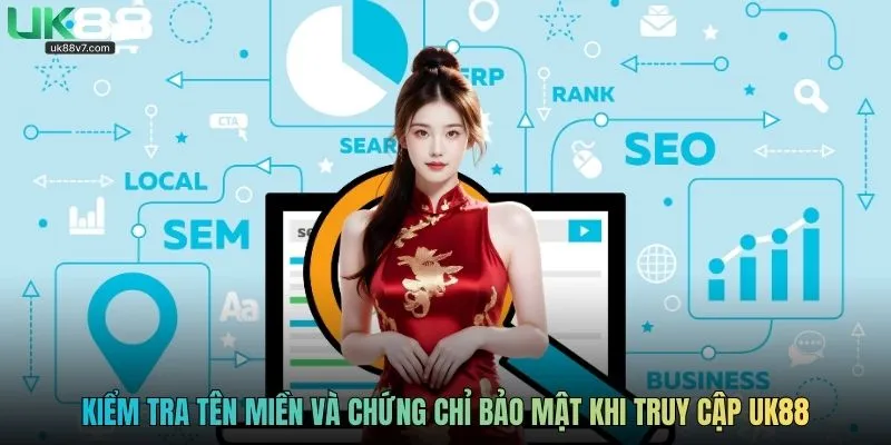 Kiểm tra tên miền và chứng chỉ bảo mật khi truy cập UK88