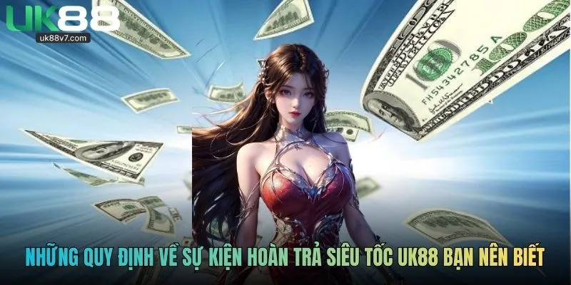Những quy định về sự kiện hoàn trả siêu tốc UK88 bạn nên biết